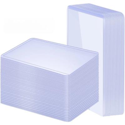 25/50/100pcs Hard Plastic Game Card Protector Sleeves Top Loaders 3x4 Inch Sports Trading Card Holder Clear Game Card Storage