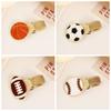 Sports Equipment Series Pen Clip Metal Journal Clip Paper Fix Clips  Stationery Accessories