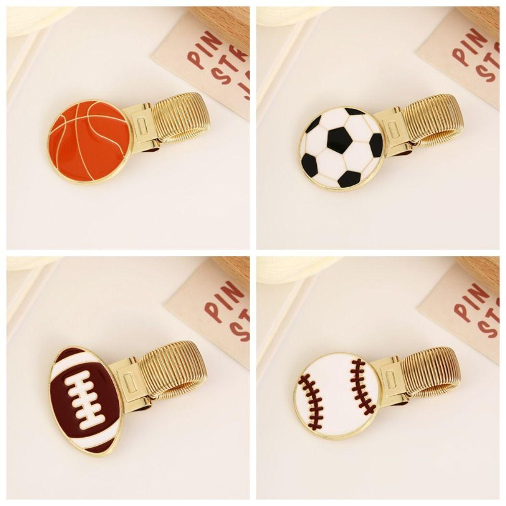 Sports Equipment Series Pen Clip Metal Journal Clip Paper Fix Clips  Stationery Accessories