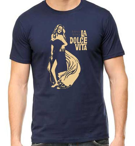 

La Dolce Vita T Shirt 1960s Film Fellini Anita Ekberg Rome Italy La Strada GT160 4XL