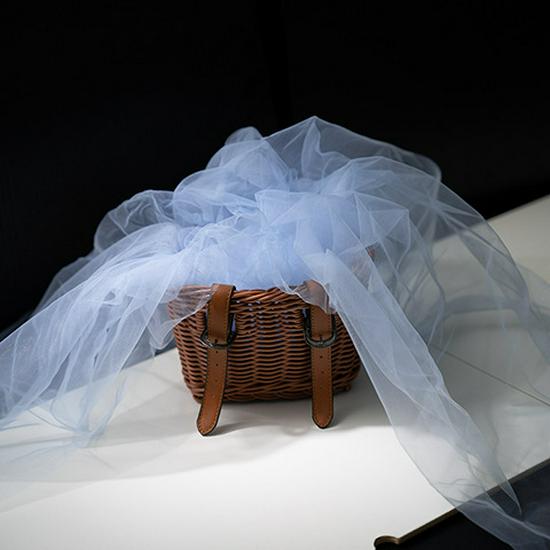 Fairy Mist Soft Tulle Fabric: Handmade Solid Color Lace Veil for Clothing DIY Projects