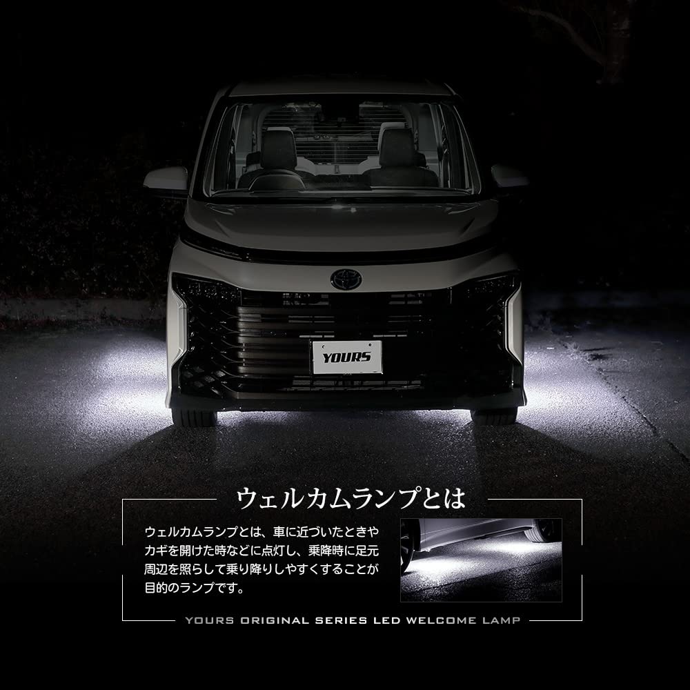 90 Series Voxy Exclusive Dual LED Welcome Lamp VOXY Custom Parts Accessories Dress Up Toyota M YOURS. [White] y408-014 [5]