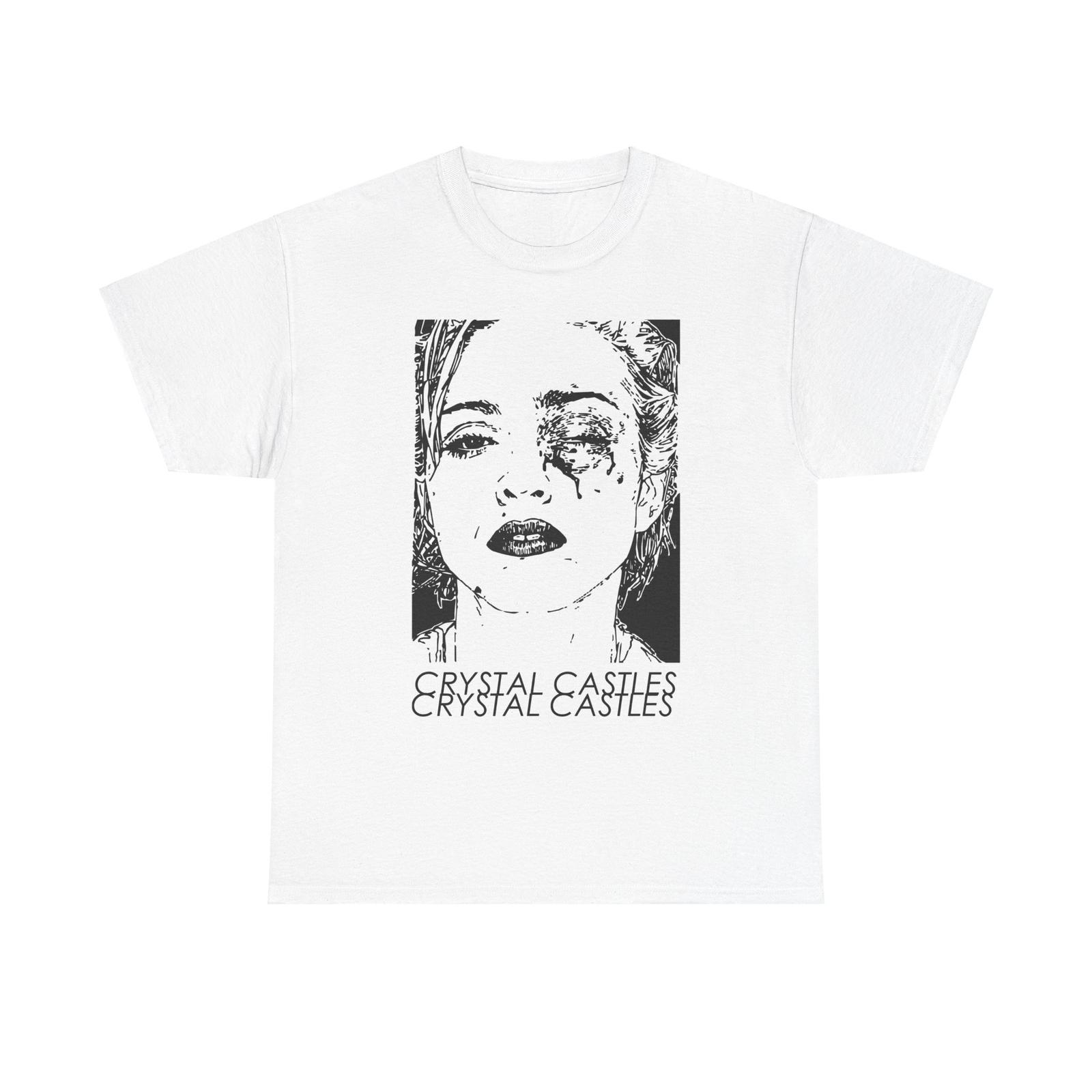 Crystal Castles Black Eye T-Shirts Tees Album Tour Merch - All Colors and Sizes S