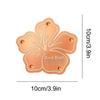 Copper Bird Bath Disk Floral Purification Panel Copper Disk Bird Bath Insert for Homeowners Gardeners Outdoor Enthusiasts