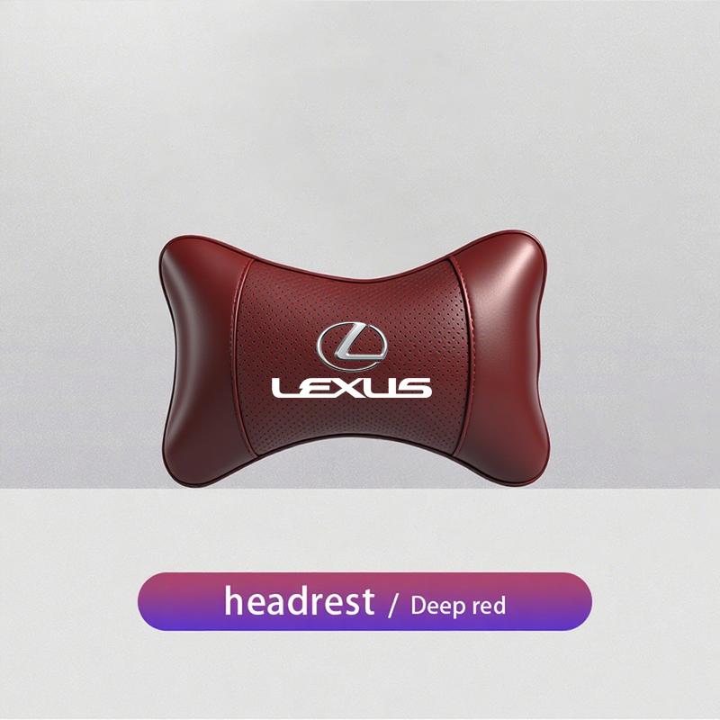 lexus Car Seat Headrest Auto Logo Neck Pillow Accessories For Lexus F SPORT ES RX NX LS UX LM LX GX LC RZ IS CT GS RC HS SC LBX