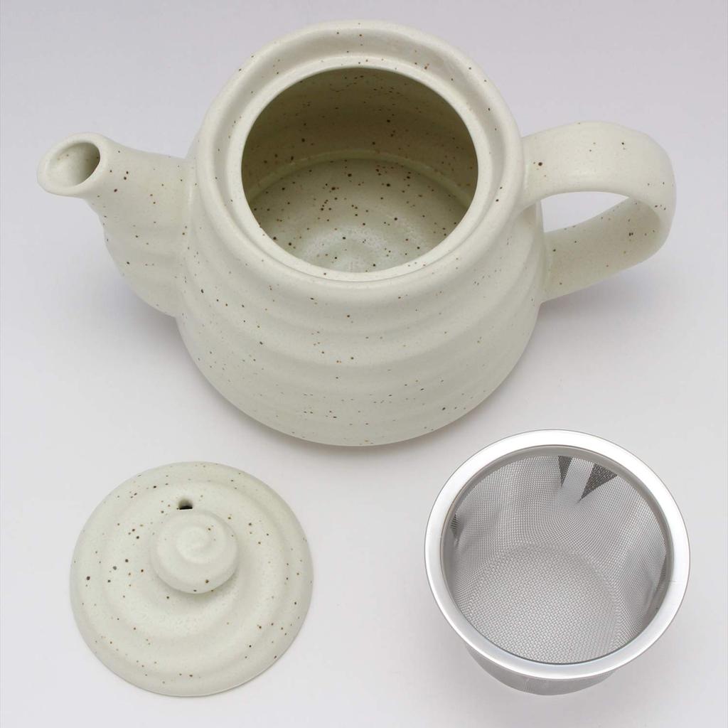 Mino Ware Pot, White Glaze, Made In Japan, 500-19