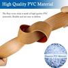 Self-Adhesive PVC Floor Transition Strip, Elegant Wood Grain Plastic Floor Divider, Flooring Cover Strip for Secure Seam Sealing