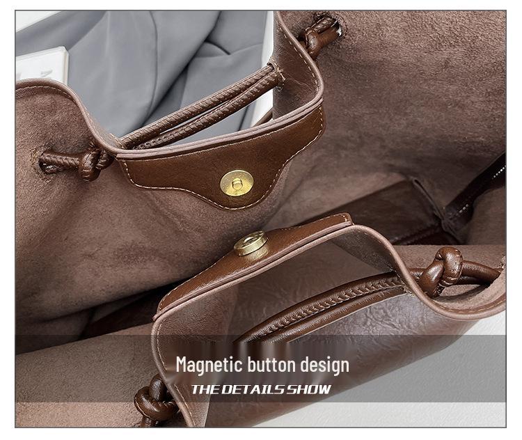 Korean Large Capacity Tote Bag - Women's 2025 Autumn/Winter Fashion Underarm Shoulder Bag