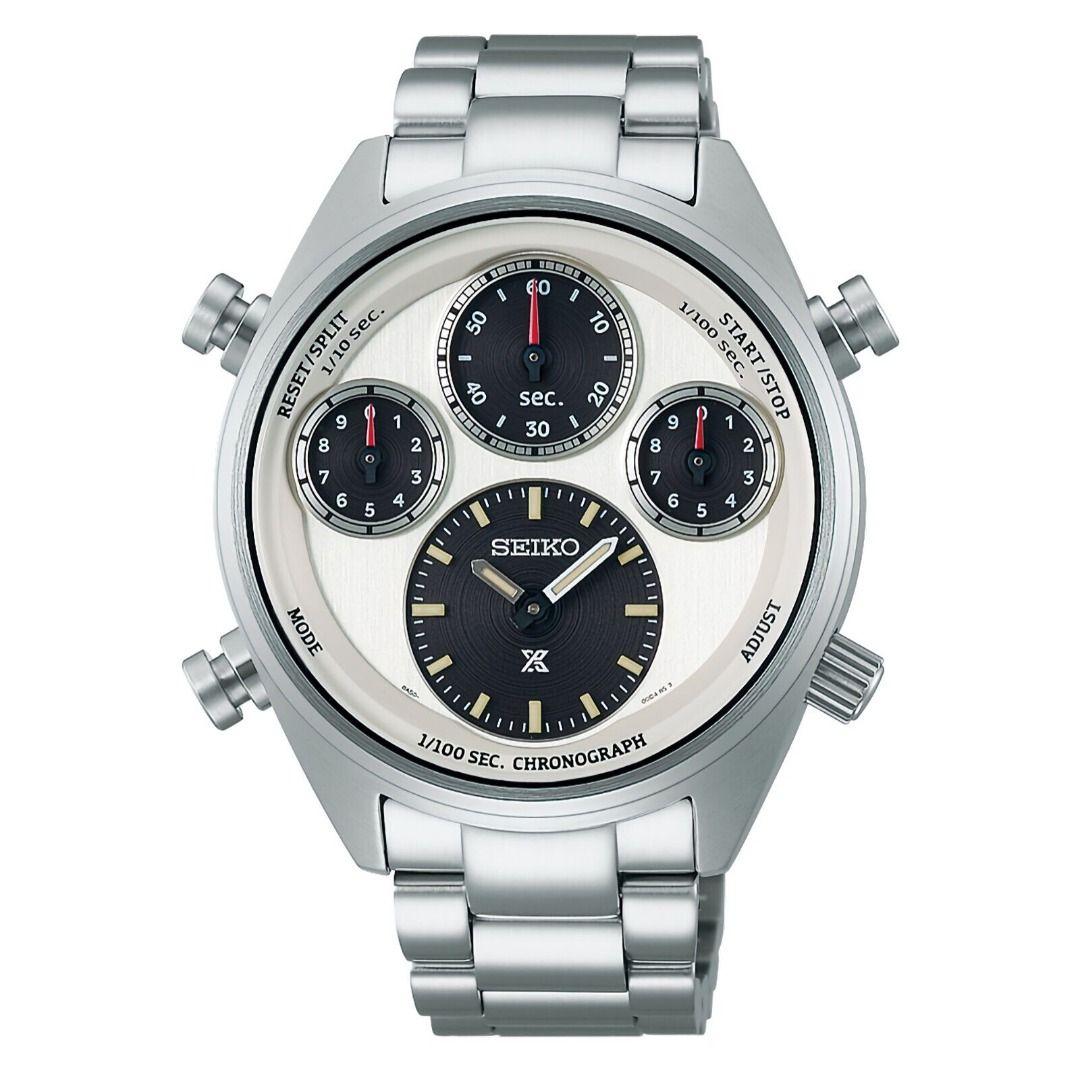 SEIKO Prospex Speedtimer Solar Хронограф Лимитированная серия SS Мужские часы SFJ009P1 белый