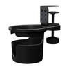 Desk Cup Holder Universal Adjustable Upgraded Arm Clamp Stand for Coffee Mugs Table Edge Clamp Cup Holder Anti-Fall Desk