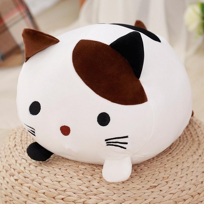 Hot reative Christmas Plush Cat Toys For Children Soft Stuffed Down Cotton Pillow Cartoon Animal Kids Baby Doll Birthday Gift
