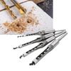 Premium 4-piece Square Hole Drill Set Durable Woodworking Mortise Bits