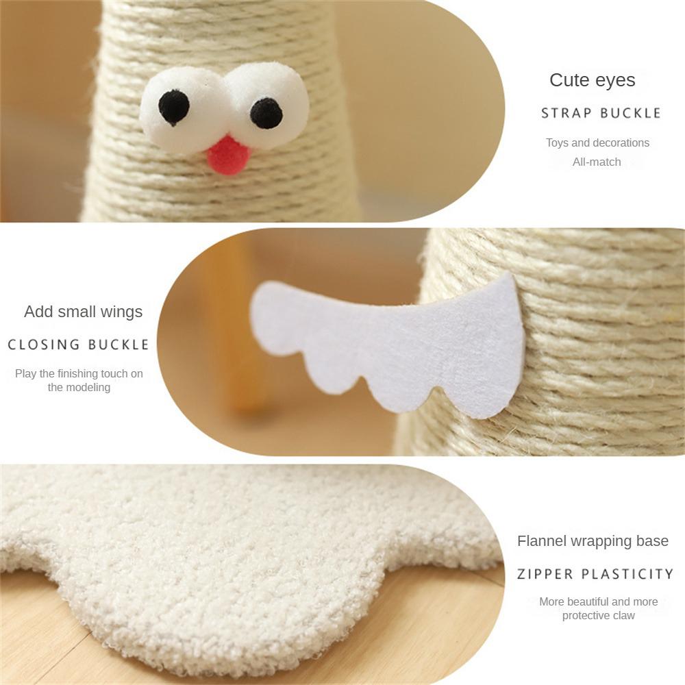 Katteleke Katteripeskrape Vertikal Kylling Klatrestativ for Katt Katteripestol Klosliper Gnikking Juguetes Para Gatos