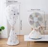 Portable Dustproof All-inclusive Electric Fan Dust Cover Household Floor Fan Cover Waterproof Protective Cover Accessories