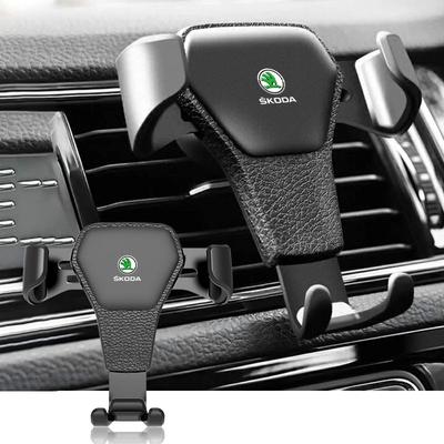 Car Phone Holder Air Vent G-Sensor Smartphone GPS Stand for Skoda SCALA Superb Octavia 2 3 A4 A5 Fabia Kamiq Kapoq Kodiaq Rapid