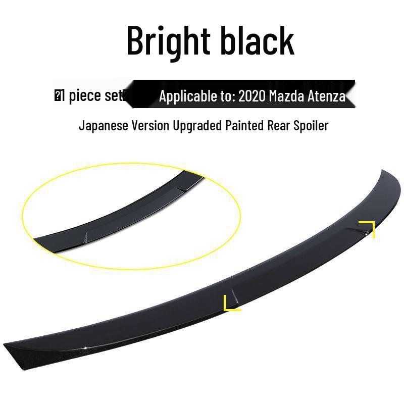 Mazda Atenza 2020 No-Drill Rear Spoiler Mini Gurney Flap Wing