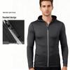 Men's Reflective Quick-Dry Breathable Fitness Hoodie - Long Sleeve, Lightweight, Autumn/Winter Sweater