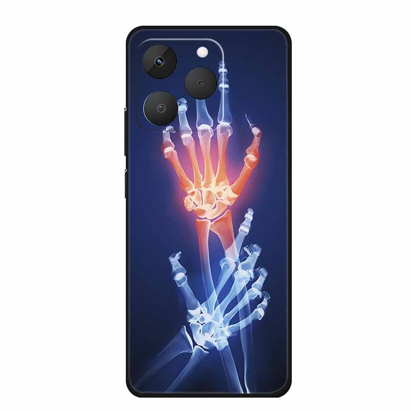 For Realme 15T Phone Case 15 T Fashion Picture Black Silicone TPU Soft Back Cover Case For Realme 15T 5G 2025 Case Realme15T Bag