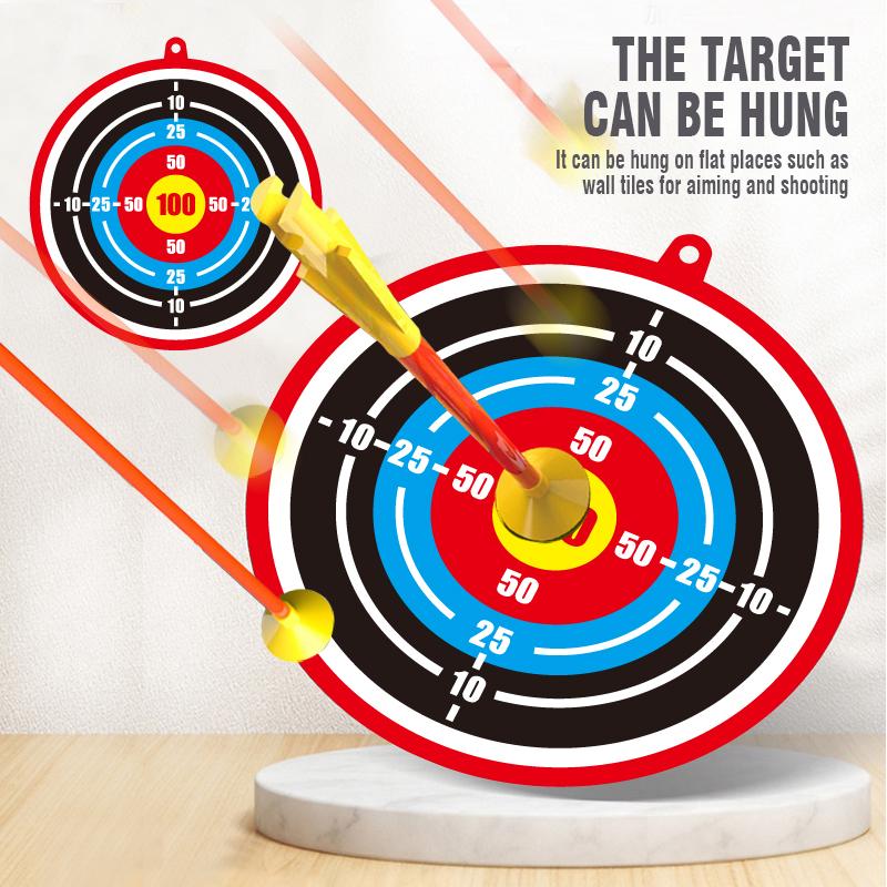 Archery Toys Children Bow Arrows Set Recurve Outdoor Interactive Equipment Competitive Professional Shooting Sports Garden Game