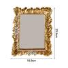 Vintage gouden fotolijst met kantwerk van bladeren voor 6 inch 7 inch 8 inch foto's harsmateriaal elegant ontwerp