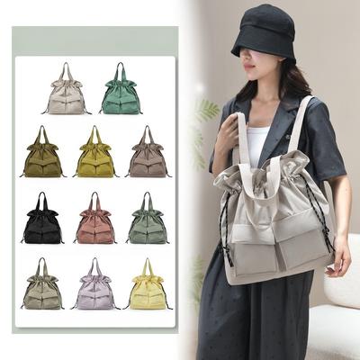 Multifunktionale Tragetasche mit großem Fassungsvermögen, lässiger Schulter-/Rucksack-Hybrid, Pendler-Handtasche für Damen