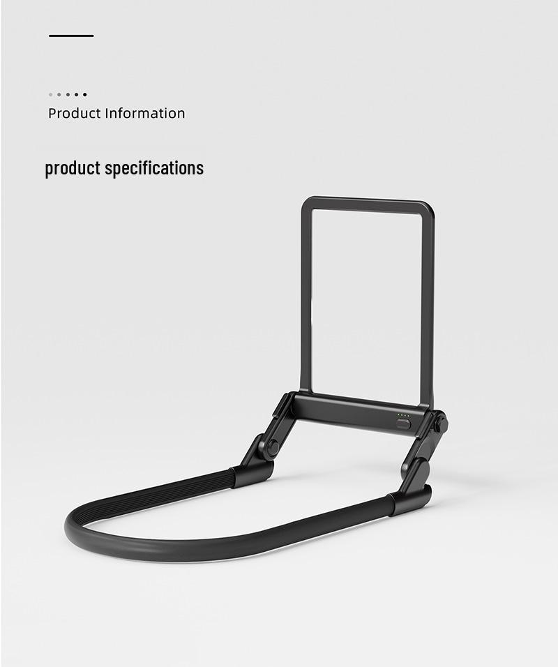 LED Rechargeable Magnifying Glass with HD Large Lens and Three-Color Light for Elderly Reading and Weaving - Portable Lamp