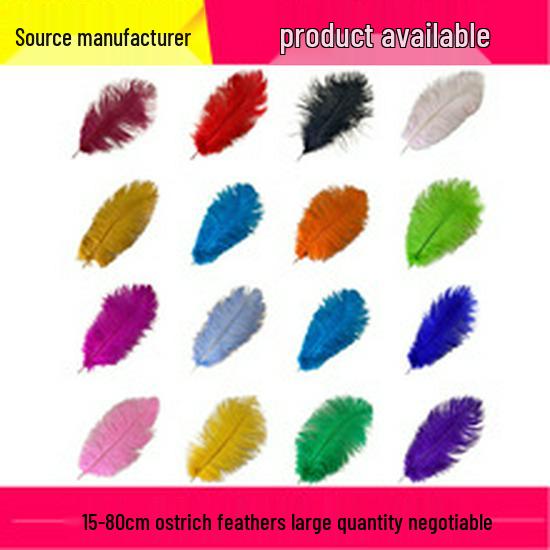 Ostrich Feather Strips for Decorative Stage & Catwalk Scarves