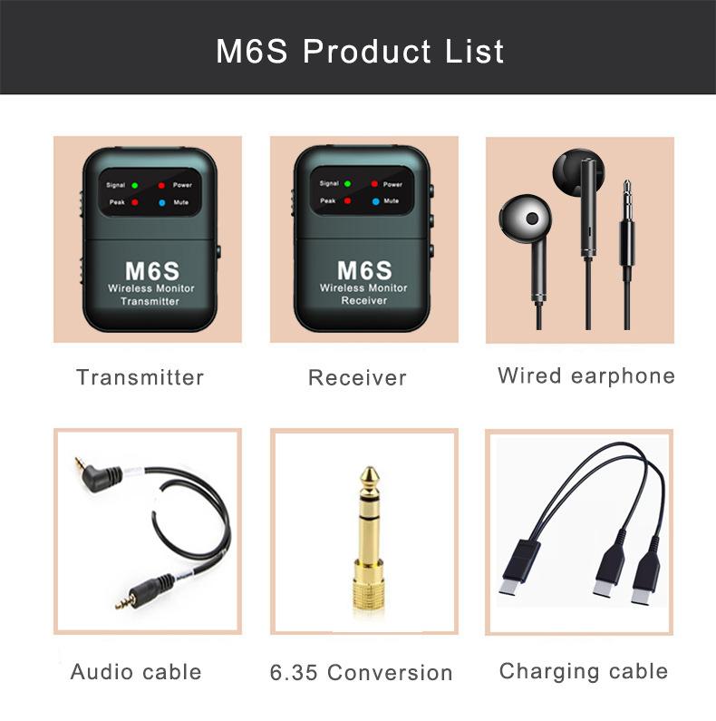 Wireless In-Ear Monitor System with 2.4G Stereo Transmission and Auto-Pairing for Studio Use
