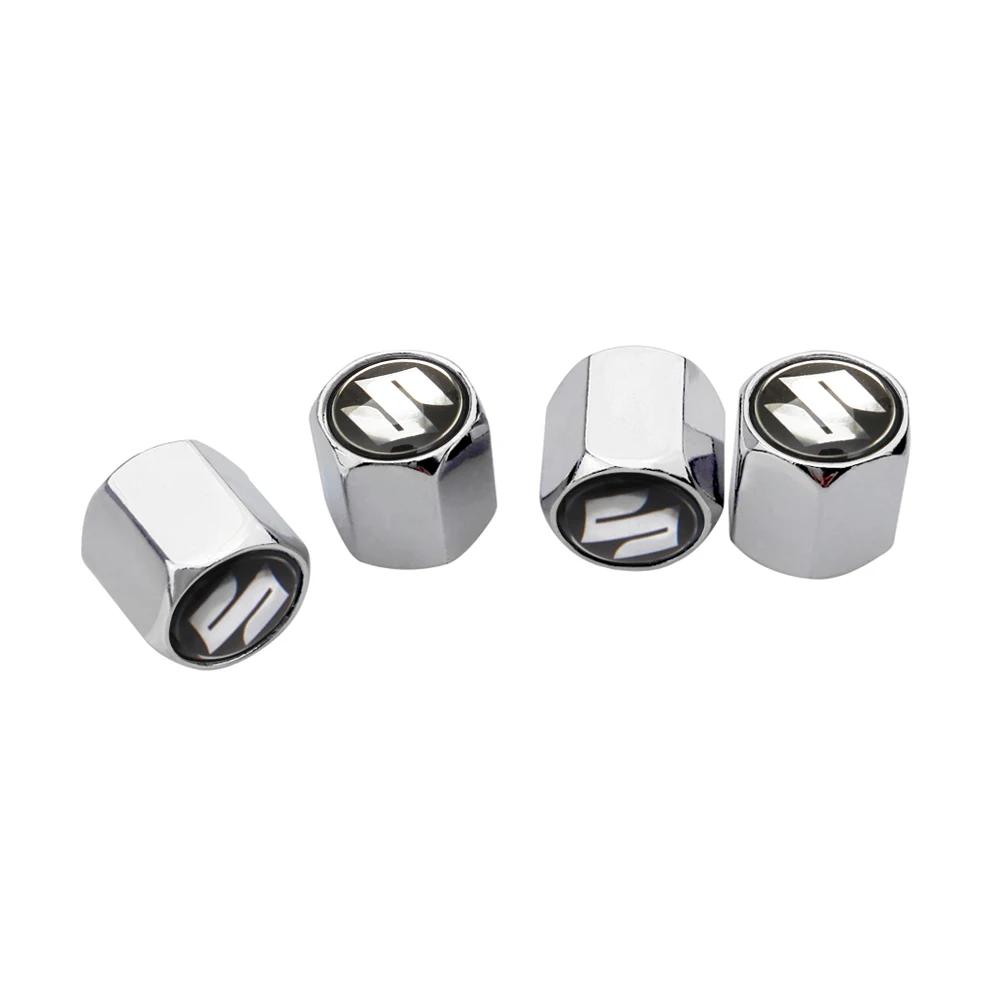4 Stück Auto Styling Radventilkappen Metall Reifen Luftdichte Abdeckungen für SUZUKI ALTO BALENO GRAND VITARA IGNIS JIMNY S-Cross SWIFT SX4
