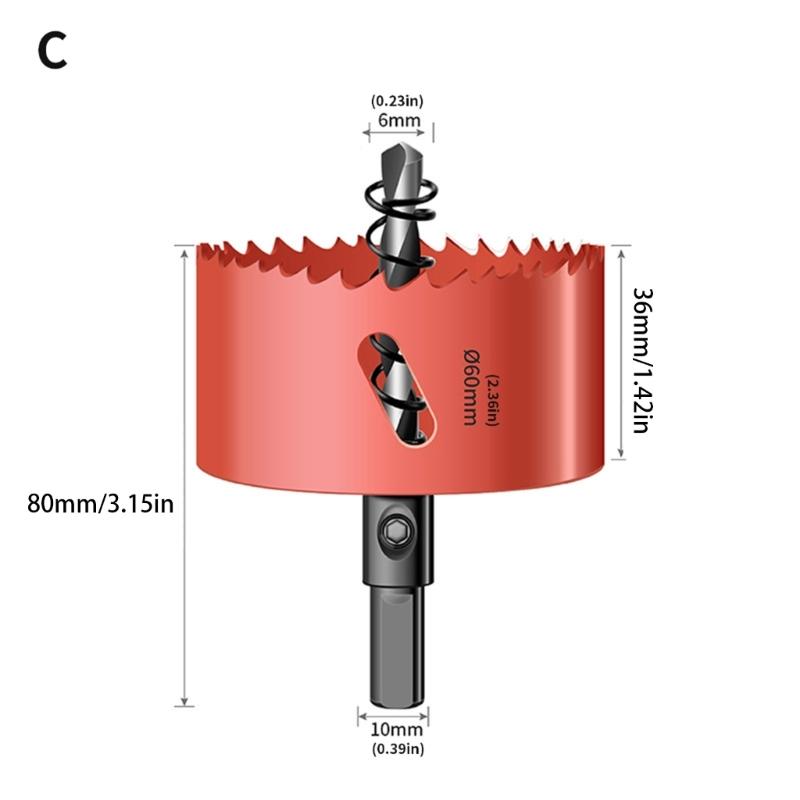 M42 Bi-Metall Holz Lochsäge Bohrer Holzbearbeitung Bohrkrone für Gipskarton Öffnung Holzfräser Zubehör