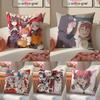 Beautiful Girl Romance Manga Y-Yuruyuri Pillow Case Sofa Living Room Bedroom Headboard Backrest Cushion Square Cushion