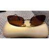 Used CHANEL Sunglasses 4002 Brown Beautiful Item