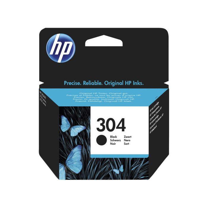 HP 304 Noir originale cartouche d'encre pour AMP 130; Deskjet 26XX, 37XX; Envy 50XX