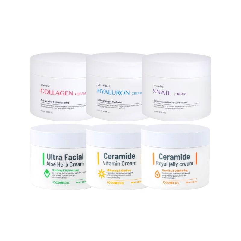 Foodaholic Moisture Cream 100ml (Choose 1 of 6 Types) / Wrinkle-improving Functional Ingredients: Ceramide, Collagen, Hyaluronic Acid, Etc.