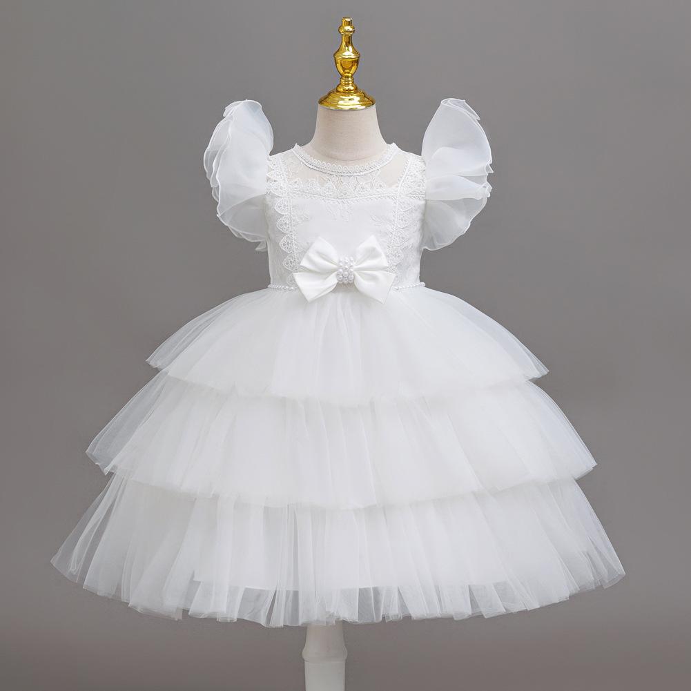 Girls Tulle Beaded Princess Party Dress For Kids