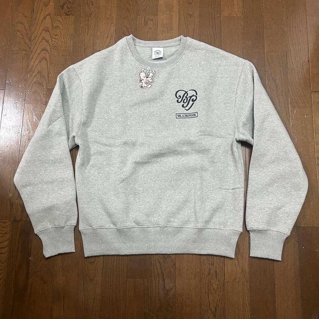 [USED] BLACKPINK X VERDY Sweatshirt, Gray, Size L