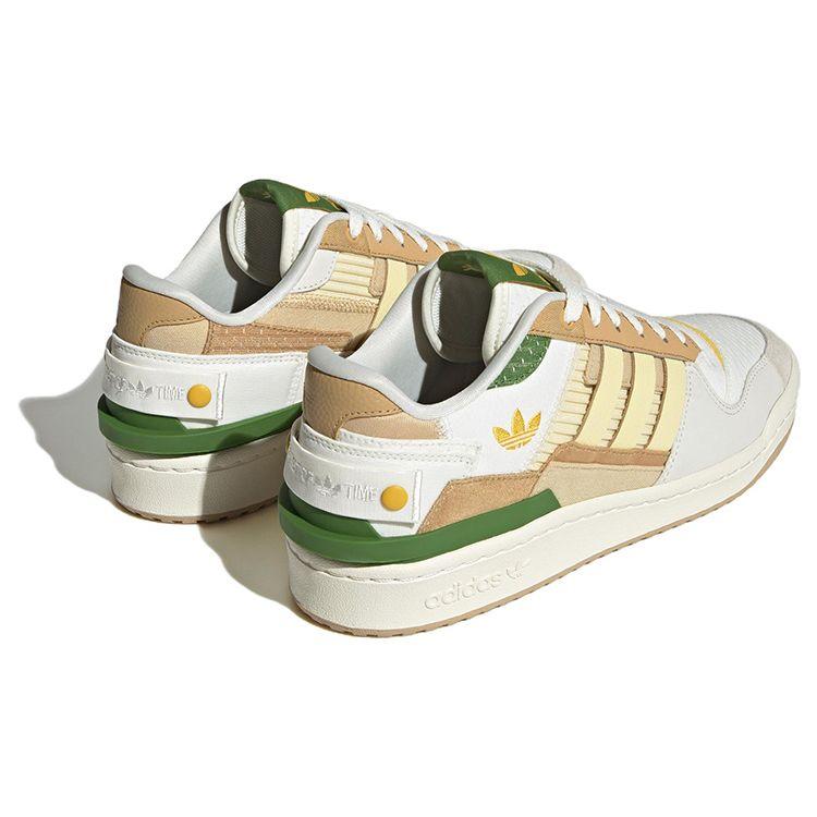 adidas Originals Forum Exhibit Low Pohodlné Nízké Skateboardové Boty Unisex Tenisky Bílé Žluté ID2562