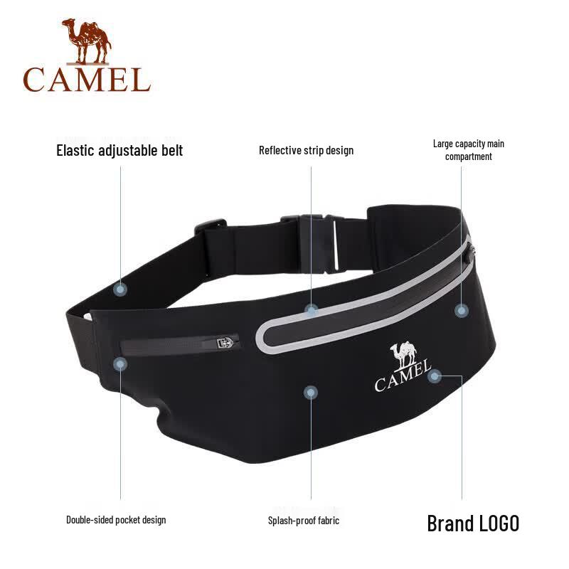 CAMEL Reflective Running Waist Pack