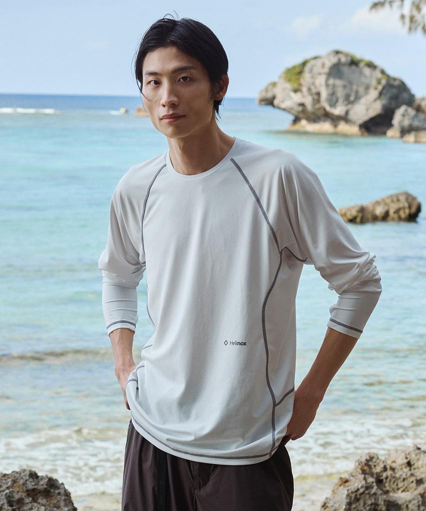Hellinogseuweeo Eclipse Base Layer Long Sleeve T-Shirt_White