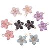 10Pcs/Set Enamel Alloy Flower  Charms Pendant Jewelry Findings Diy Craft Making