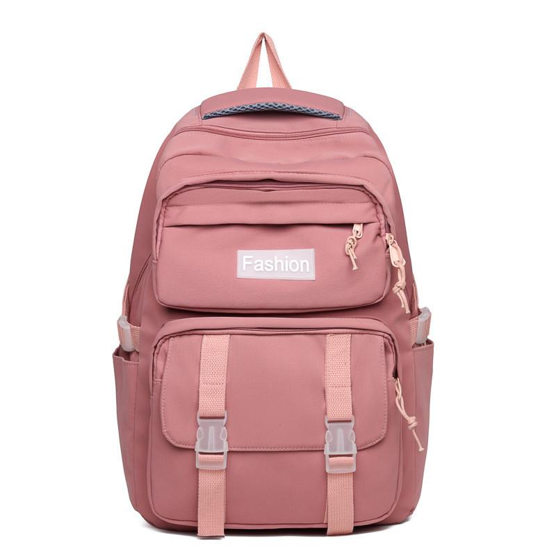 IELGY Large-Capacity School Bag Trendy Cool Korean Version Harajuku All-Match Casual Backpack