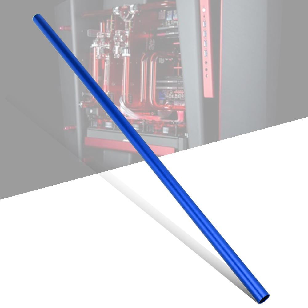 14mm Aluminum Alloy Hard Pipe Accessories for Computer PC Water Cooling SystemBlue