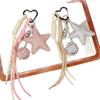 Pu Star Keychain Bag Pendant With Handcrafted Rope For Fashion Accessories