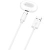 Für Pixel Watch 4 Abnehmbare Magnetische Ladestation Kabel Magnetisches Ladekabel Typ-C Uhr Ladegerät