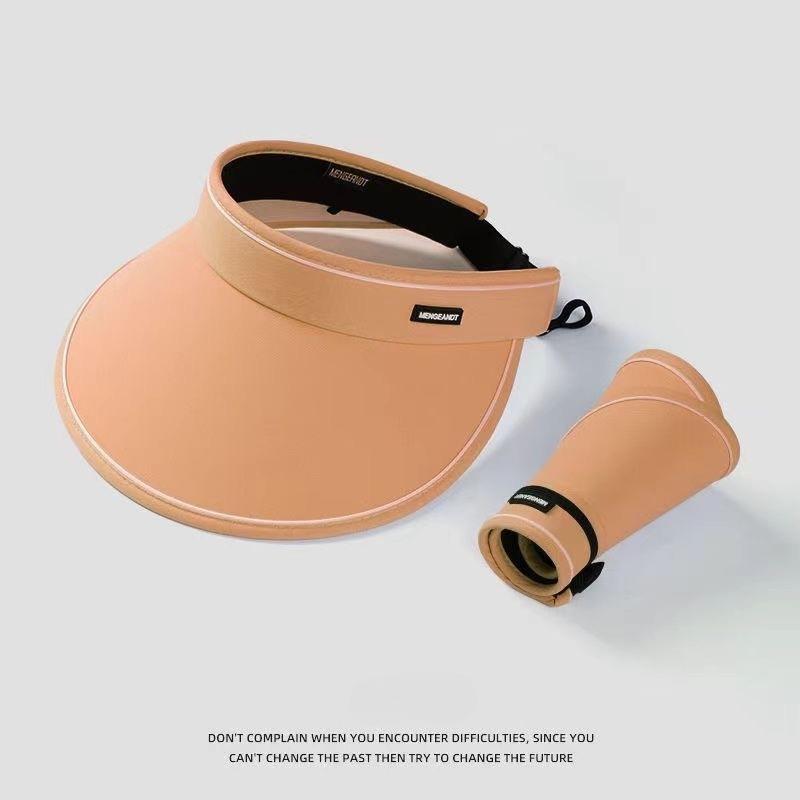 

1pc Stylish Summer Sun Hat Women Foldable Hair Hoop Fisherman s Hat Portable Outdoor Beach Soft Foldable Sunshade Wide Brim Hat One Size помаранчевий
