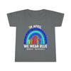 Im April Tragen Wir Blau Autismus Bewusstsein Kleinkind Kinder Kinder T Kinder T-Shirt