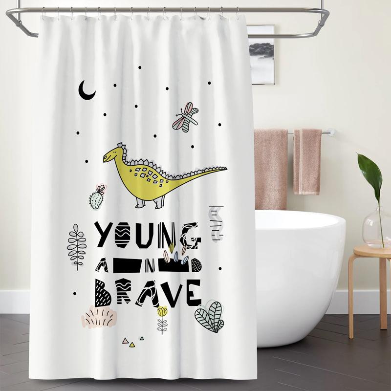 Zagęszczona wodoodporna kurtyna łazienkowa Odporna na pleśń Zasłona prysznicowa Zasłona prysznicowa Zasłona działowa Zasłona prysznicowa Zasłona łazienkowa Bez perforacji