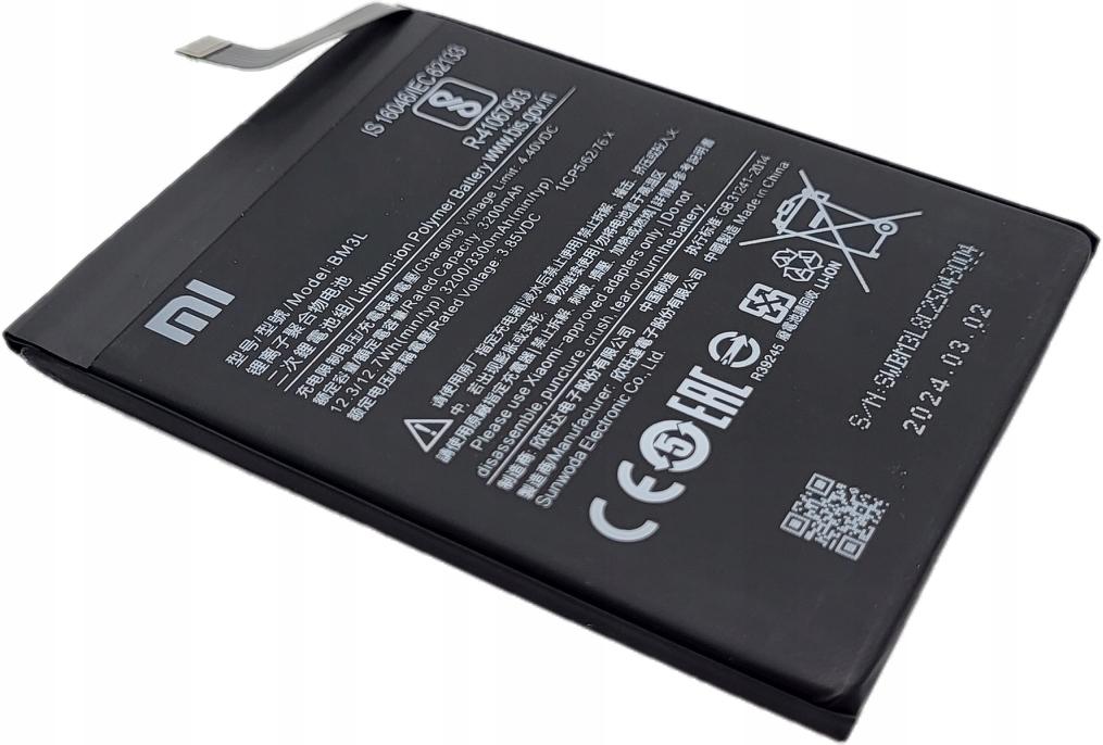 Nová baterie pro Xiaomi Bm3L Mi9 Mi 9 M1902F1G 3300 mAh