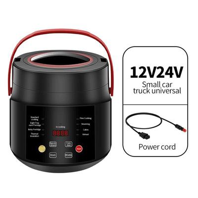 Elektryczny mini urządzenie do gotowania ryżu MultiCooker przenośny do samochodu urządzenie do gotowania ryżu 12V 24V maszyna do gotowania dla samochodów i ciężarówek angielskie Menu