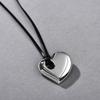 Multipurpose Brooch Necklace, High-End Women'S Love, Leather Rope Chain, Light Luxury And Versatile, Niche Design Sweater Chain Women